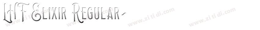 LHF Elixir Regular字体转换